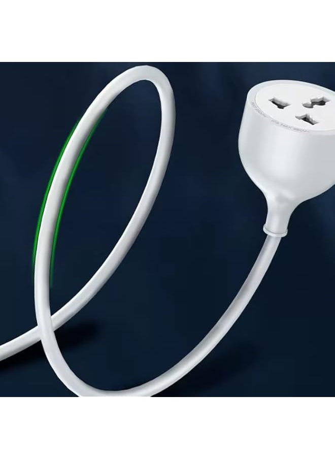 PROMASS promass 5M Heavy Duty Extension Cord - Single Outlet, 2500W 10A, Expandable Electric Extension Cable, UK Plug, White  - Image 4
