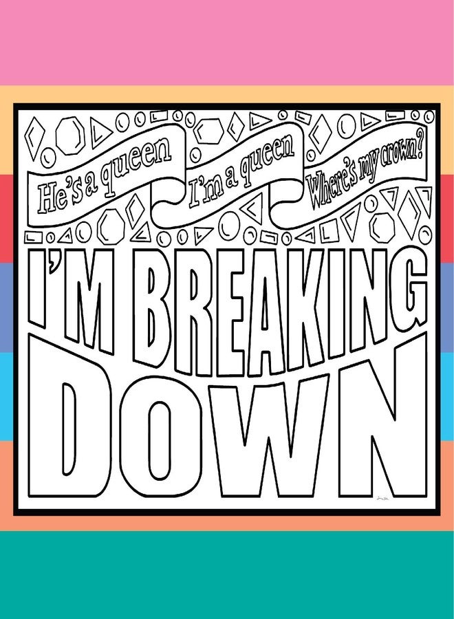 Coloring Broadway - Falsettos Inspired Coloring Pages (Set of 4) “Love Can Tell a Million Stories” Collection, Broadway Musical Merchandise, Ideal Gift for a Broadway Theater Lover - Image 5