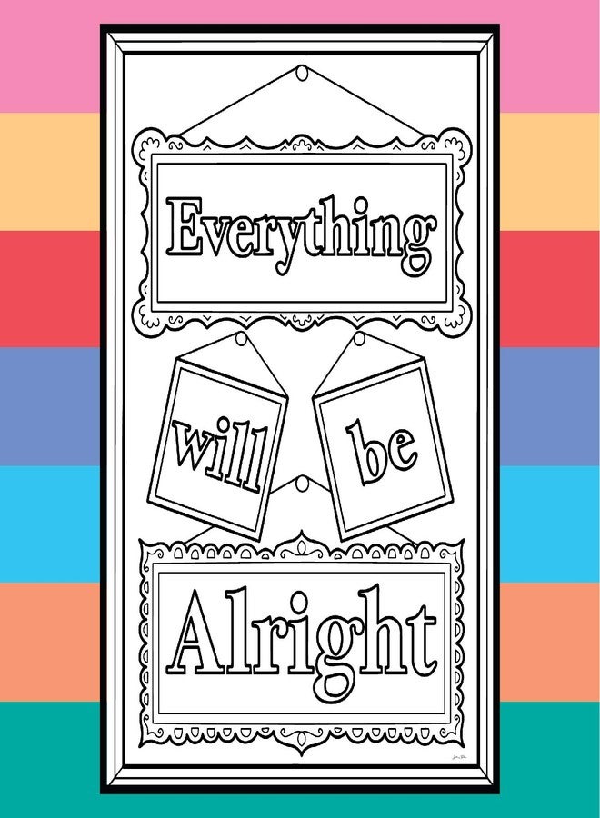 Coloring Broadway - Falsettos Inspired Coloring Pages (Set of 4) “Love Can Tell a Million Stories” Collection, Broadway Musical Merchandise, Ideal Gift for a Broadway Theater Lover - Image 4