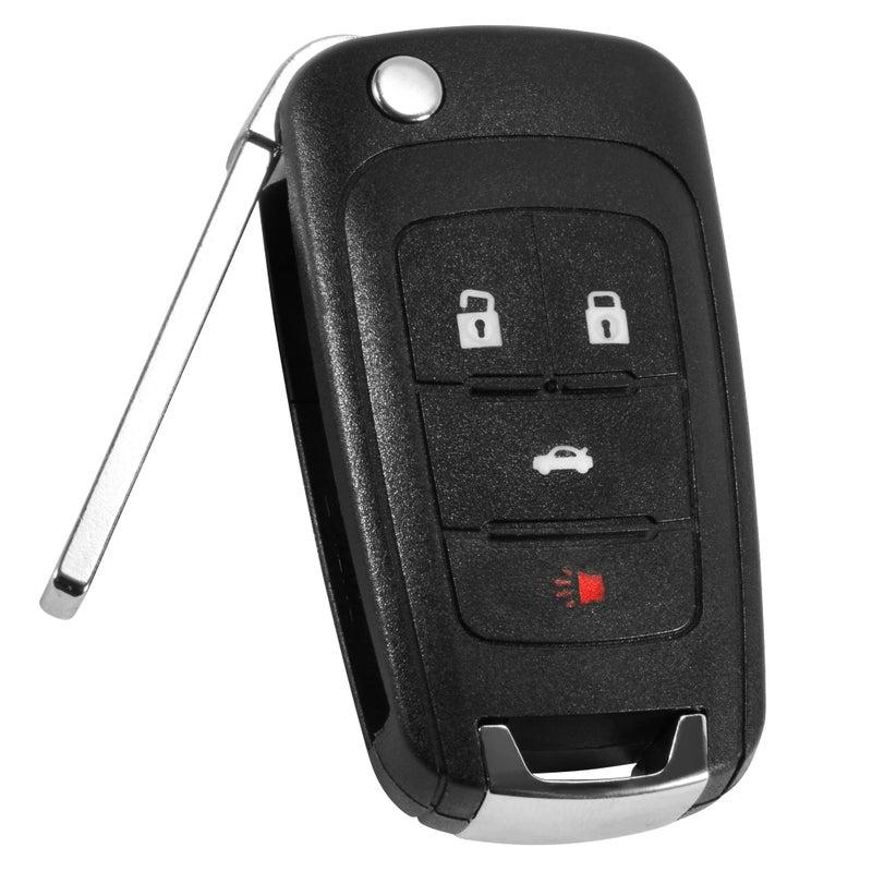 VOFONO Keyless Entry Remote Flip Car Key Fob Fits 2010-2017 Chevy Camaro Cruze Equinox Impala Malibu Sonic/GMC Terrain/Buick Encore Allure Lacrosse Regal Verano Replacement OHT01060512 KR55WK50073 - Image 1
