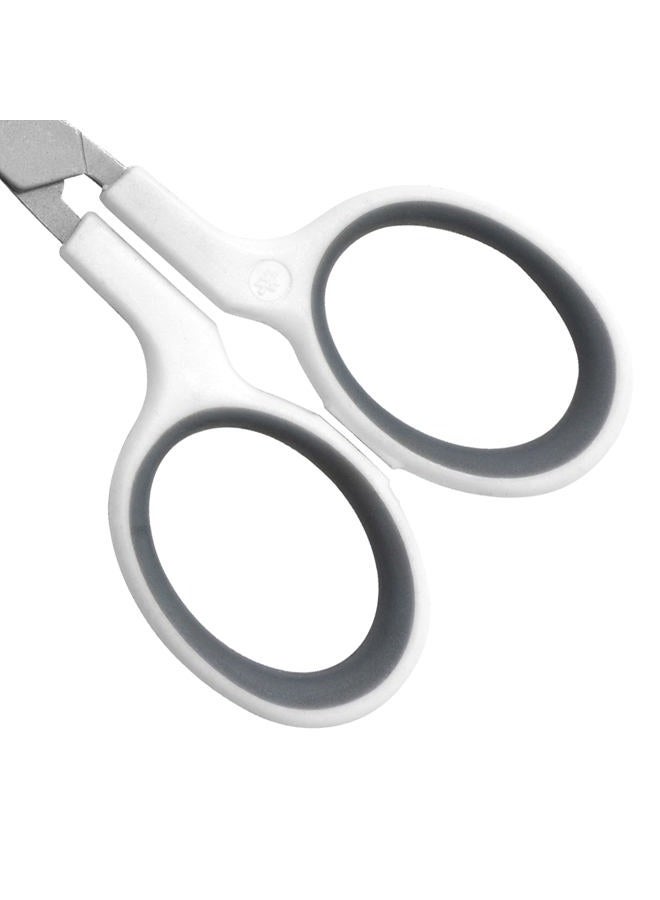 Westcott 4-Inch Titanium Straight Scissors - Gray/white - Image 3