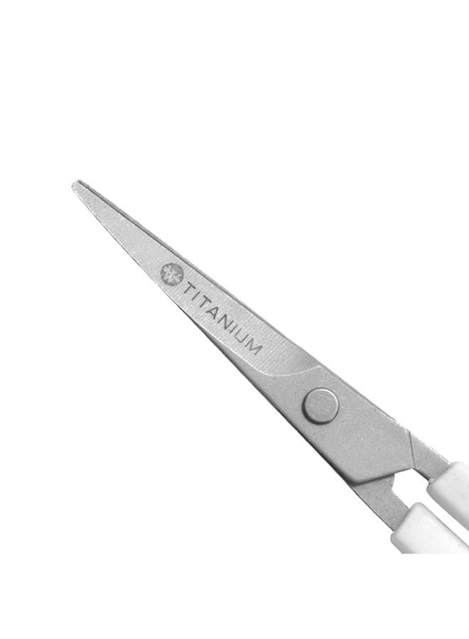 Westcott 4-Inch Titanium Straight Scissors - Gray/white - Image 4