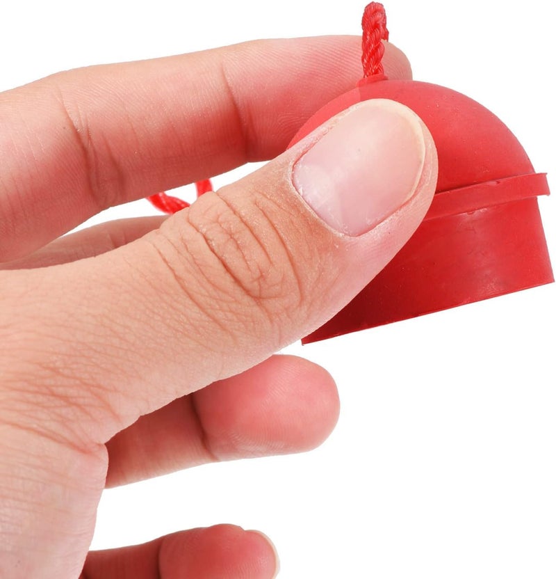 JBB Cue Chalk Holder, Rubber Non Slip Pool Chalk Holders Billiard Cue Tips Chalks Case with Cord Snooker Pool Replacement - 4 Pcs - Image 4