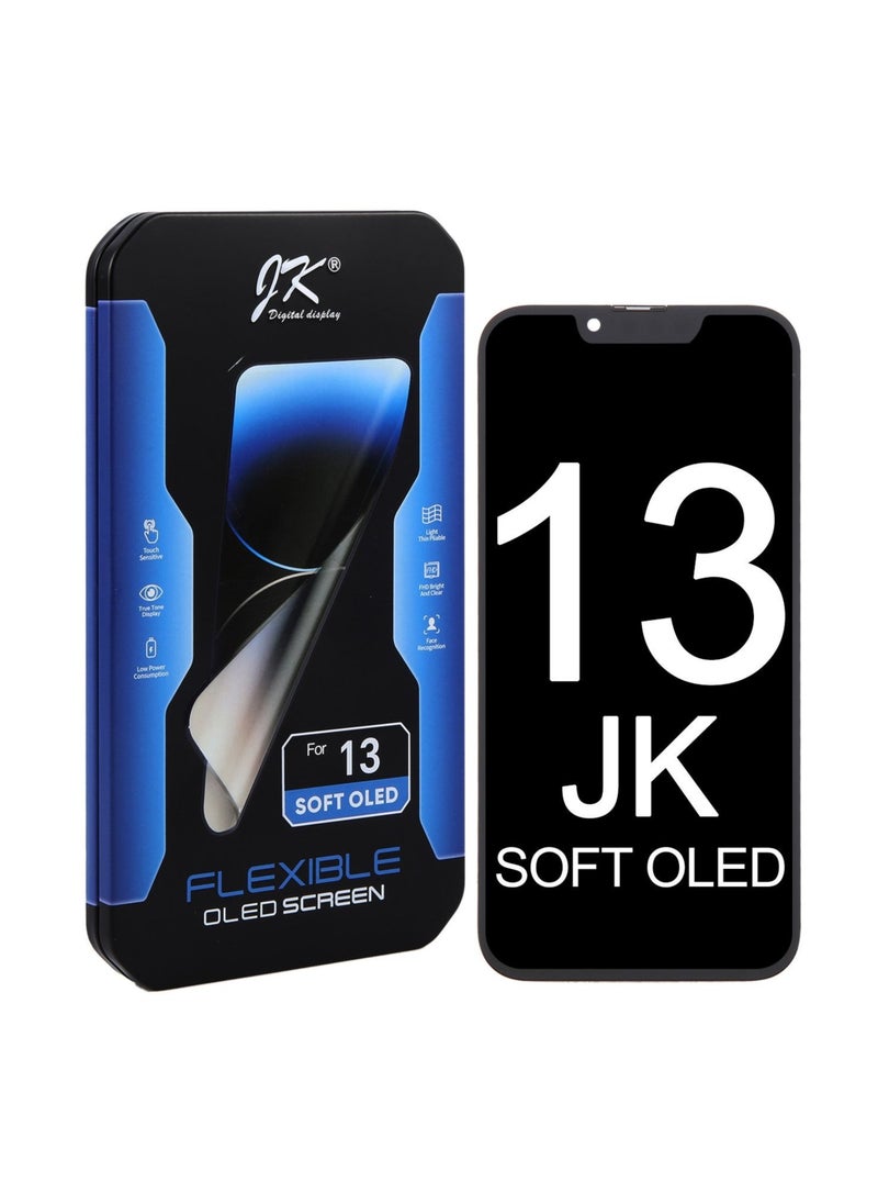 جي كي شاشة LCD زجاجية أصلية JK SOFT OLED تعمل باللمس لهاتف Apple IPHONE مقاس 13 بوصة و6.1 بوصة  - Image 1