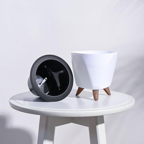 UGAOO Lagos Pot - White | Flower Pot for Indoor, Outdoor, Home, Garden - Image 2