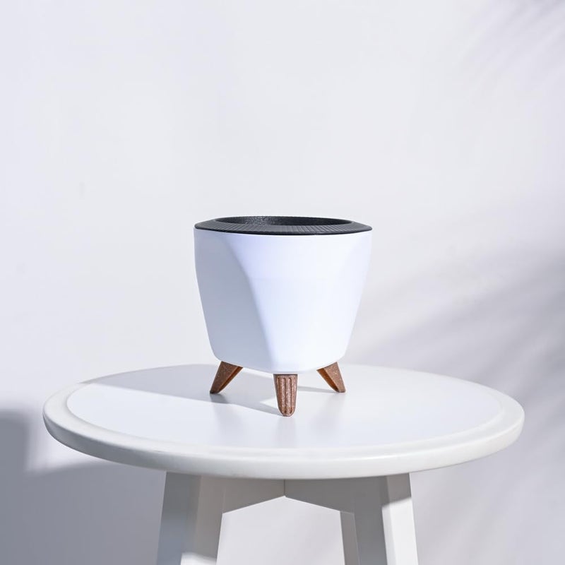UGAOO Lagos Pot - White | Flower Pot for Indoor, Outdoor, Home, Garden - Image 4
