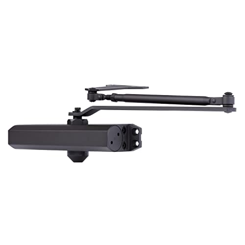 BRINKS Commercial - Heavy Duty Commercial Door Closer, Bronze Finish - Adjustable from Size 1 to Size 5 with a 180-Degree Opening Range - Image 4