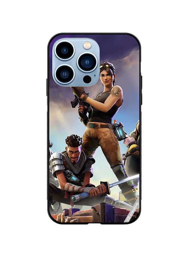 VR CREATIVE Protective Case Cover For Apple iPhone 14 Pro Fortnite Design Multicolour - Image 1