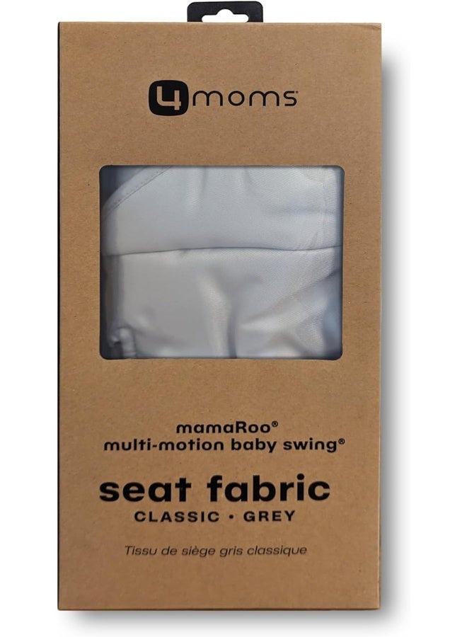 4moms Extra Seat Fabric for MamaRoo Baby Swing, Model 1046, Grey Classic - Image 1