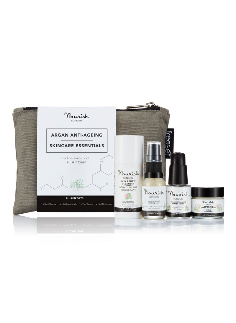 Nourish London Argan Anti-Ageing Skincare Essentials  - Image 1