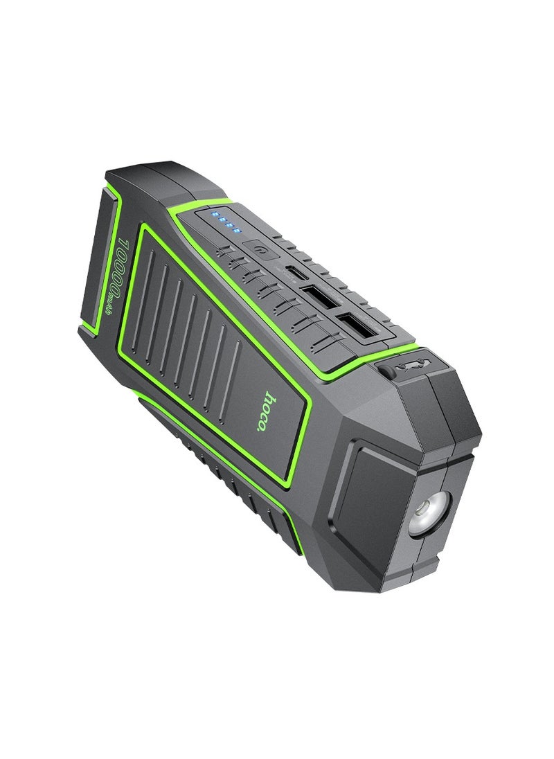 hoco. - QS1 Spring Car Emergency Start-Up Power Bank (10000mAh) – 12V Output, USB Charging, and Compact Design - Image 1