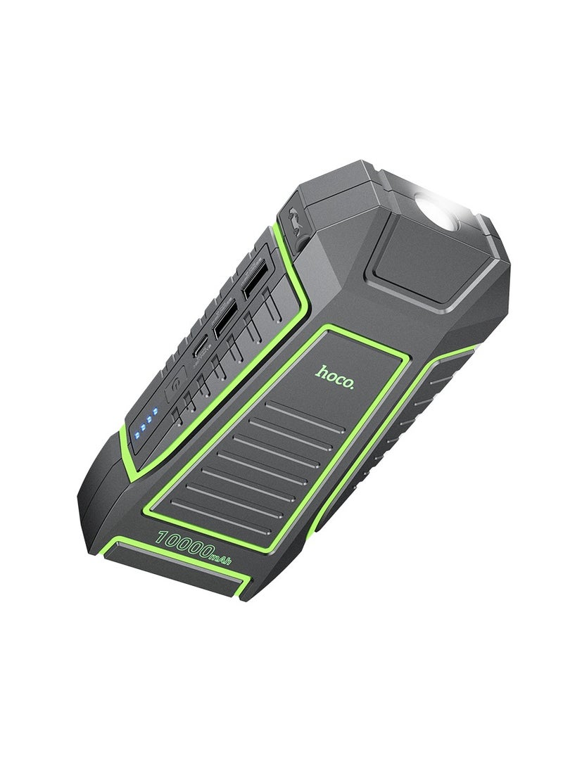 hoco. - QS1 Spring Car Emergency Start-Up Power Bank (10000mAh) – 12V Output, USB Charging, and Compact Design - Image 1