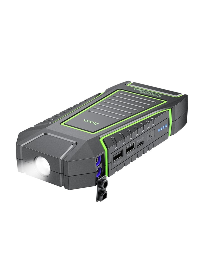 hoco. - QS1 Spring Car Emergency Start-Up Power Bank (10000mAh) – 12V Output, USB Charging, and Compact Design - Image 1