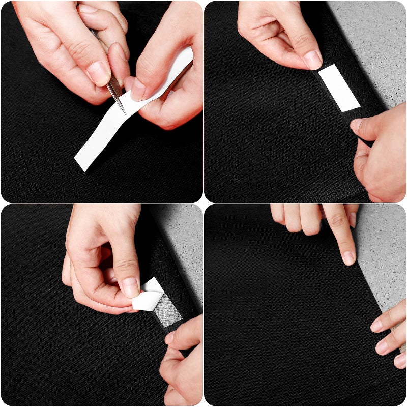 Shappy Shappy Carpet Runner Rug 55GSM Thickness with Carpet Tape Hallway Rug for Wedding Party Graduate Dance Floor Outdoor Accessories(Black  2.6 x 30 Feet)  - Image 4