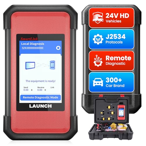 LAUNCH X431 SmartLink C V20 HD Lite Heavy Duty Diagnostic ModuleDiesel Scan Tool for 24V HD Trucks Commercial VehicleCANFDDOIPCompatible with 8inch Tablet X431 PRO V50PROS 50PRO TTDyno - Image 1
