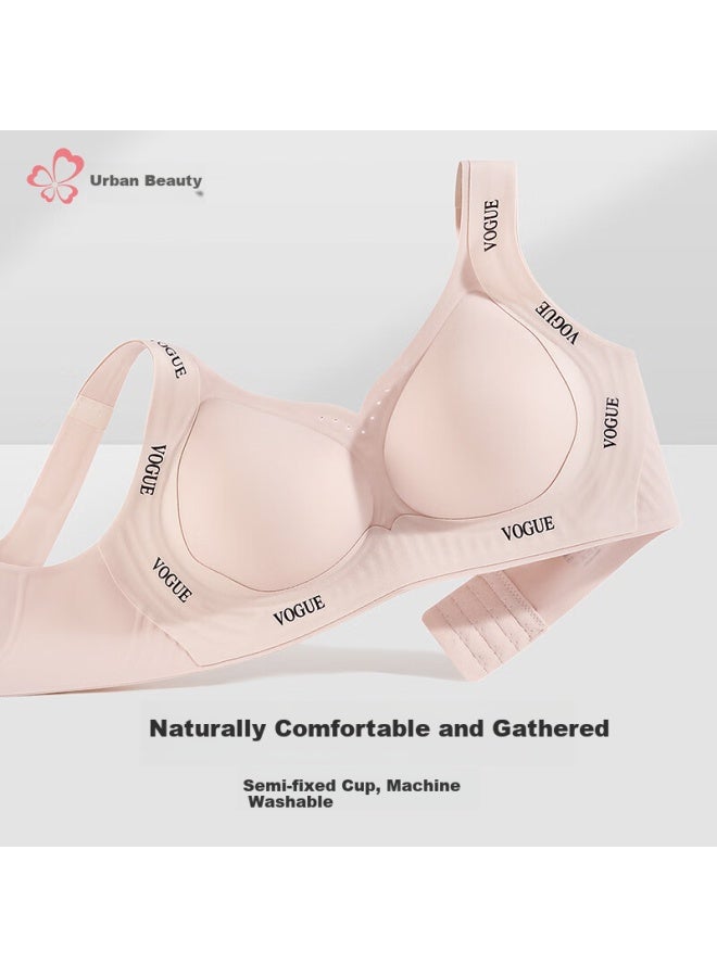 Urban Beauty Urban Beauty Women's Push-up Bra With Underwire Support And Anti-sagging Function, Sports Seamless Bra For Lifting And Side Slimming, Thin Style Bra For Gathering And Supporting Side Breasts  - Image 4