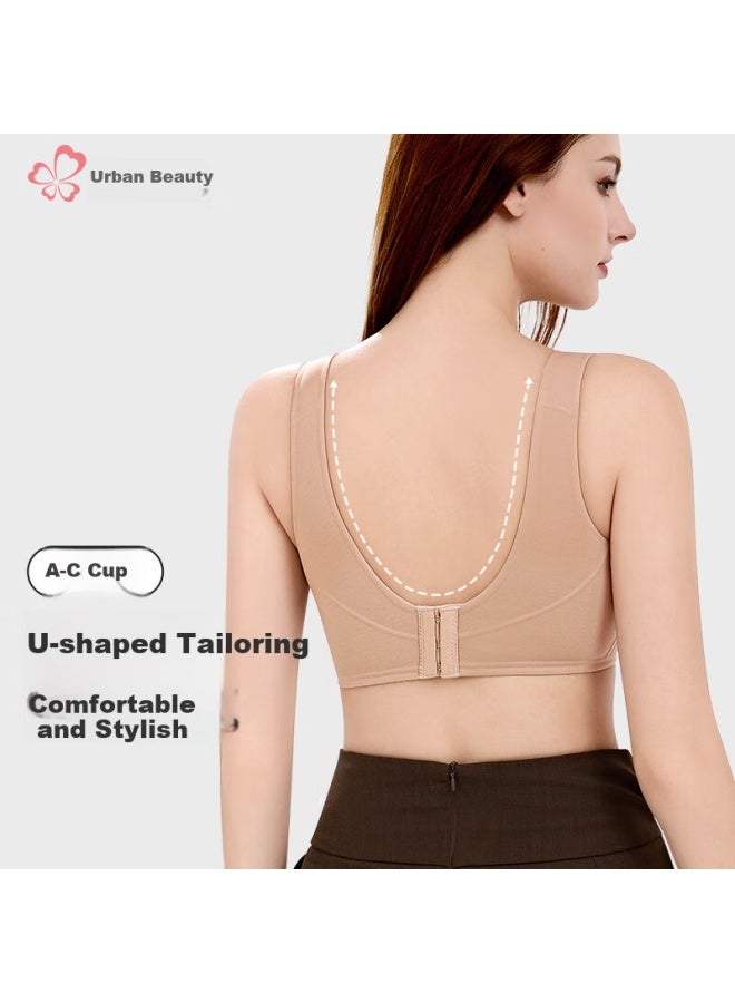 Urban Beauty Urban Beauty Women's Push-up Bra With Underwire Support And Anti-sagging Function, Sports Seamless Bra For Lifting And Side Slimming, Thin Style Bra For Gathering And Supporting Side Breasts  - Image 2