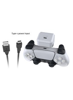 DOBE PS5 Controller Accessories Rechargeable Battery Pack, 1600mAh with LED Indicator, USB Type C Charger Cable, Fast Charging External Battery Pack for PS5  - Image 3