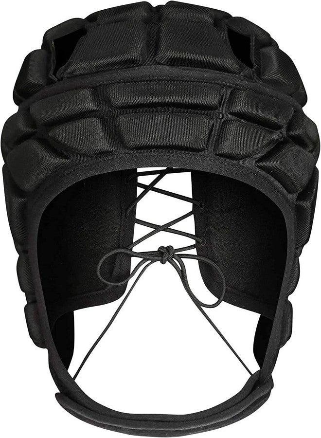 Ndola Soccer Head Protector for Adult, Adjustable Rugby Helmet Headguard With 3D Soft Padded Shell, 7v7 Multi-Sports Padded Helmet With Chin Strap - Image 2