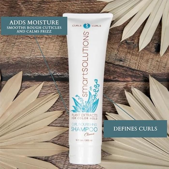 SMART SOLUTIONS Curl Nourishing Shampoo, 8oz | Defines Curls | Increases Shine | Revives Curls | Paraben-Free - Image 2