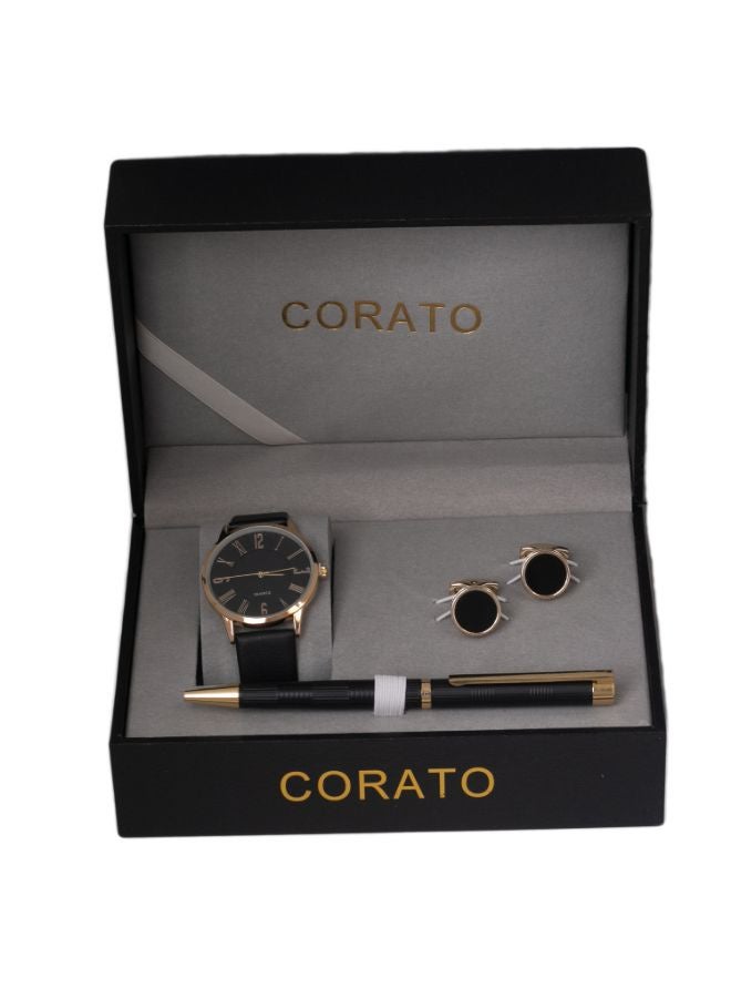 Corato Gold and black Corato set, Roman numeral. - Image 1