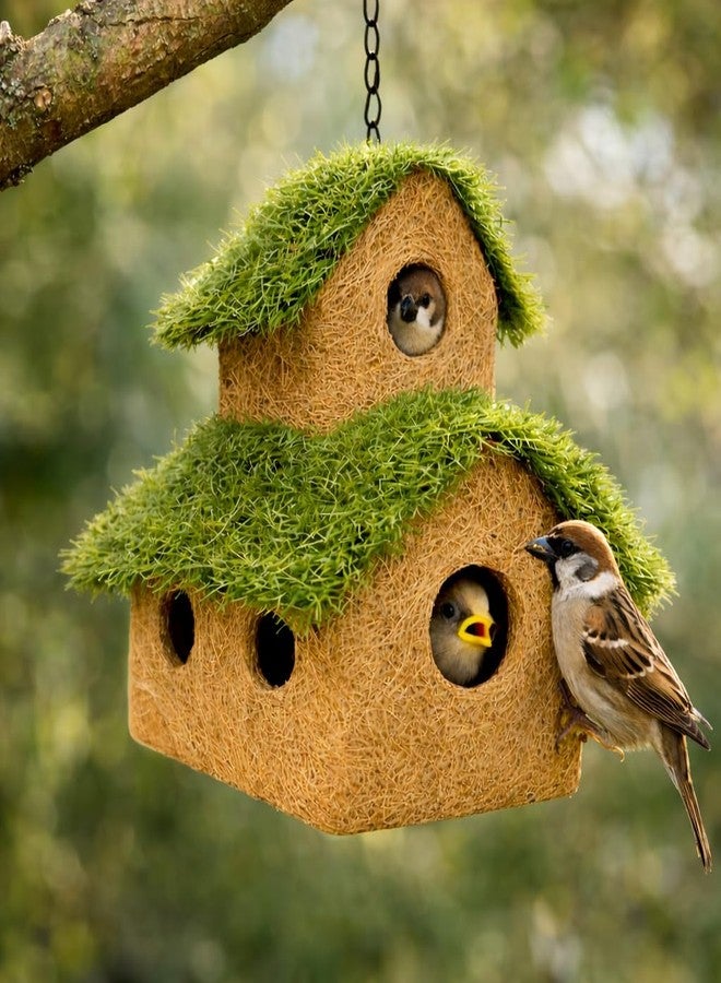 liveonce Triple Grass Bird Houses - Image 5