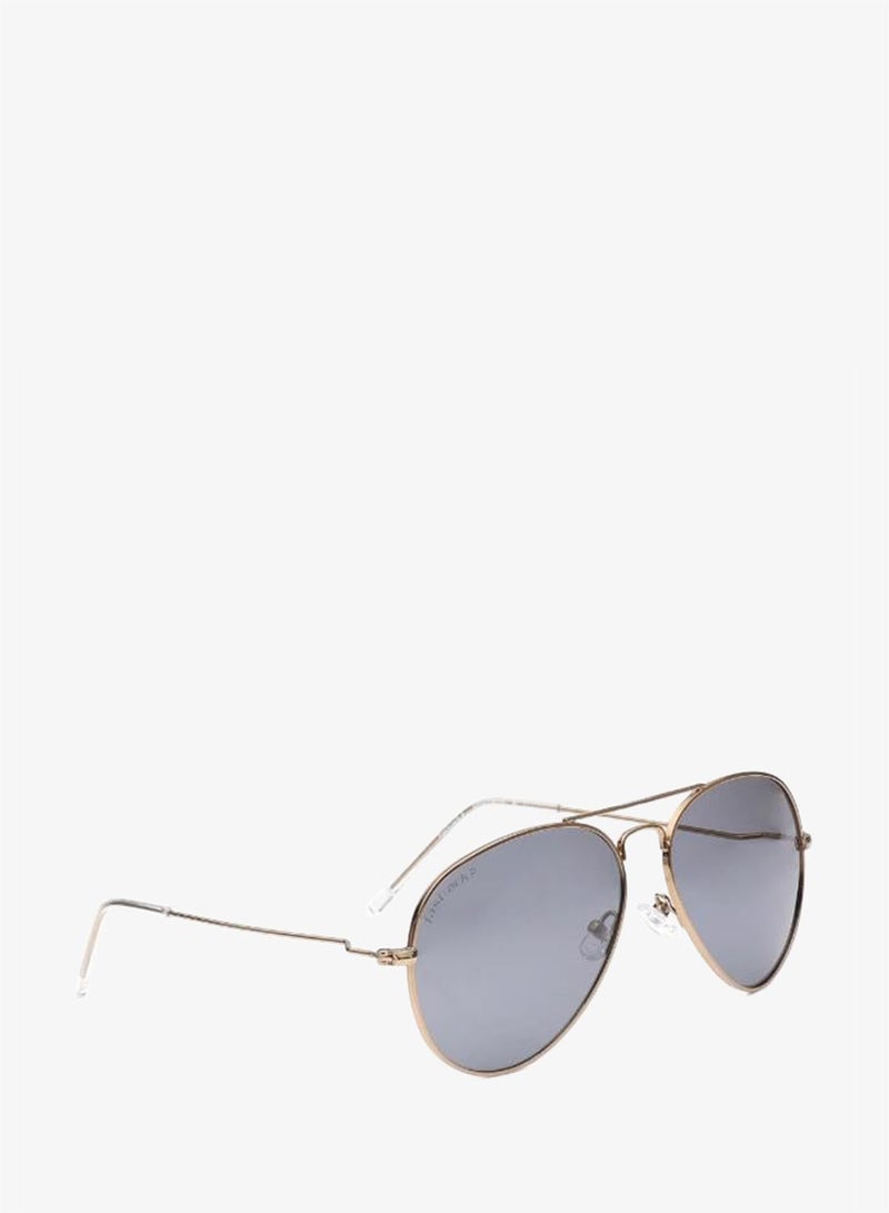 fastrack Polarized Sunglasses Gold Frame Green Mirror Lens 58mm  - M8040GR2PV - Image 1
