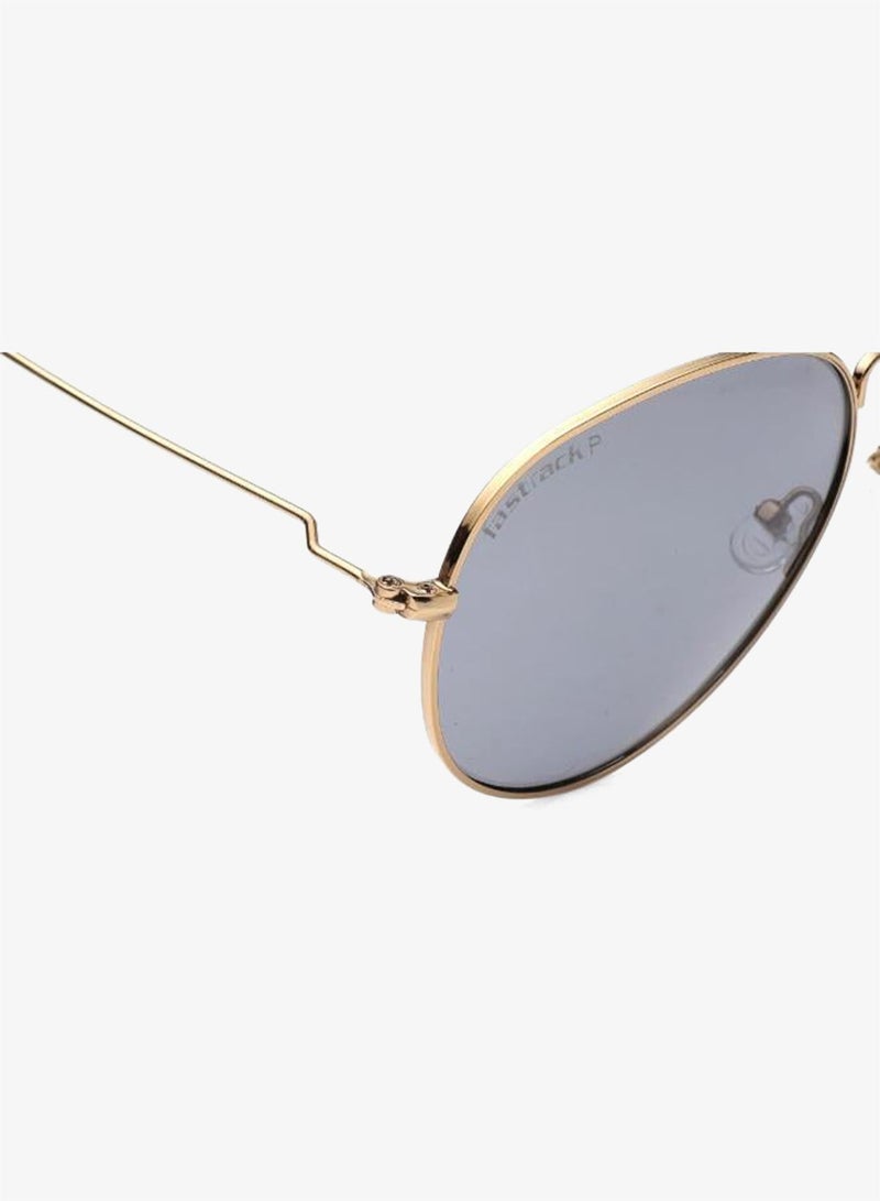 fastrack Polarized Sunglasses Gold Frame Green Mirror Lens 58mm  - M8040GR2PV - Image 5