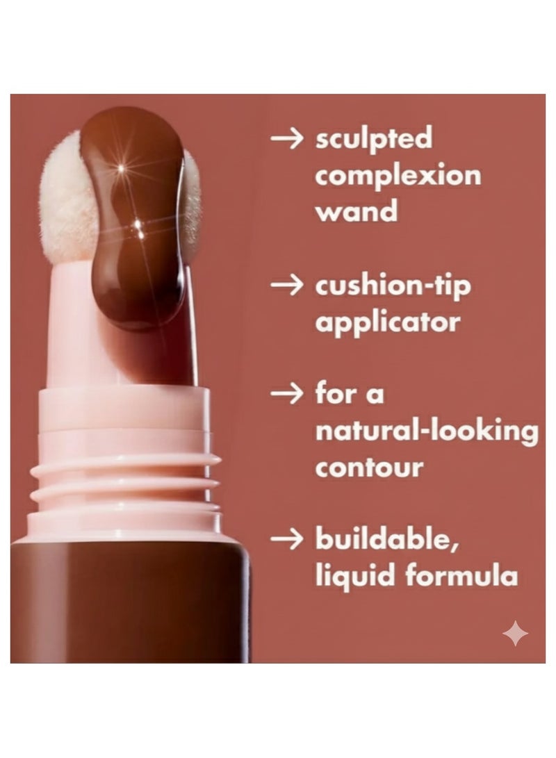 إلف عصا هالو جلو لتحديد الوجه – متوسط/تان – 10 مل – كونتور سائل مع أداة تطبيق مدمجة - Image 4