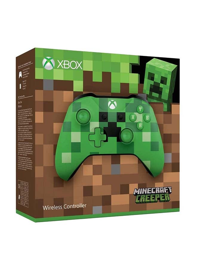 مايكروسوفت ذراع تحكم لجهاز إكس بوكس ون لاسلكي بتصميم كريبر من لعبة  Minecraft - Image 1