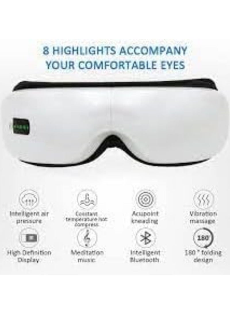 جهاز تدليك العين متعدد الوظائف تحكم لاسلكي، لون أبيض - Image 5