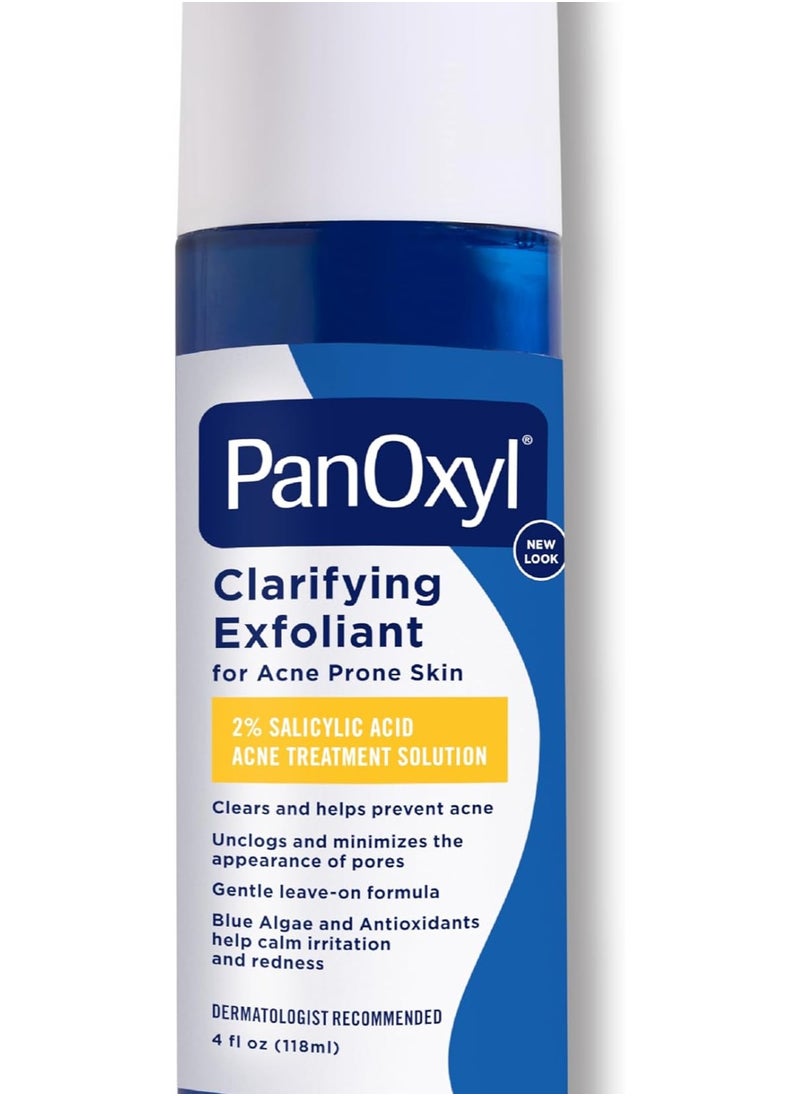 PanOxyl Acne Foaming Wash - PanOxyl Clarifying Exfoliant with 2% Salicylic Acid - 4 fl oz - Image 1