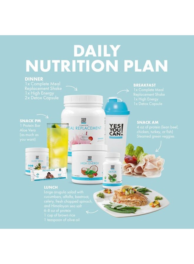 Yes You Can Detox Plus Kit - (Meal Replacement Vanilla, Aloe Vera Mango) - Image 3