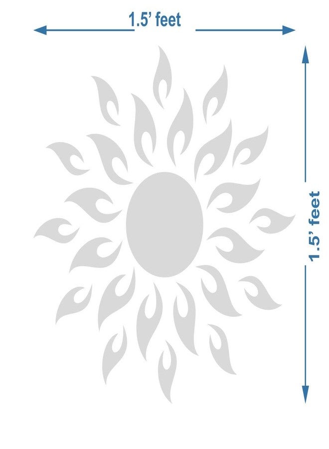 Bikri Kendra - Sun Golden 20 Butterfly Silver Acrylic Animals Wall Refrigerator Sticker, Gold - Image 2