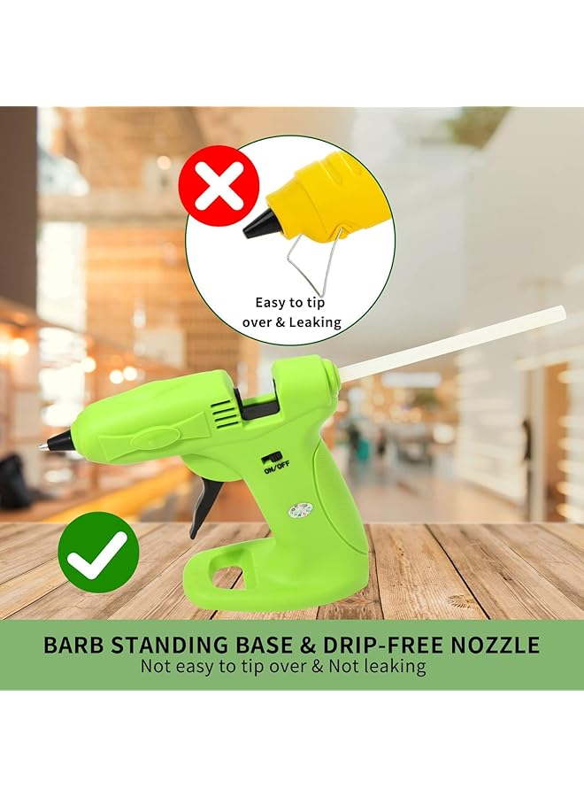 erorex Cordless Hot Melt Glue Gun Kit Usb Rechargeable Mini Glue Gun With 2650Mah Battery Includes 30Pcs Glue Sticks Wireless Glue Gun For Crafts Arts Home Diy Repairs - Image 4