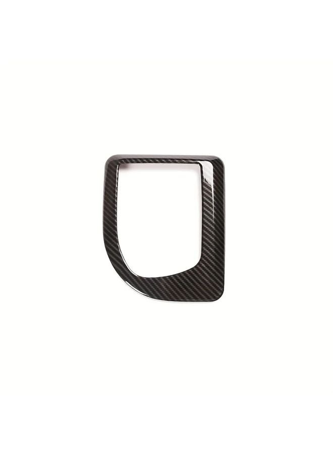 Carbon Fiber Pattern Gear Shift Frame ABS Cover For 2004 2007 BMW 5 Series E60 LHD - Image 3