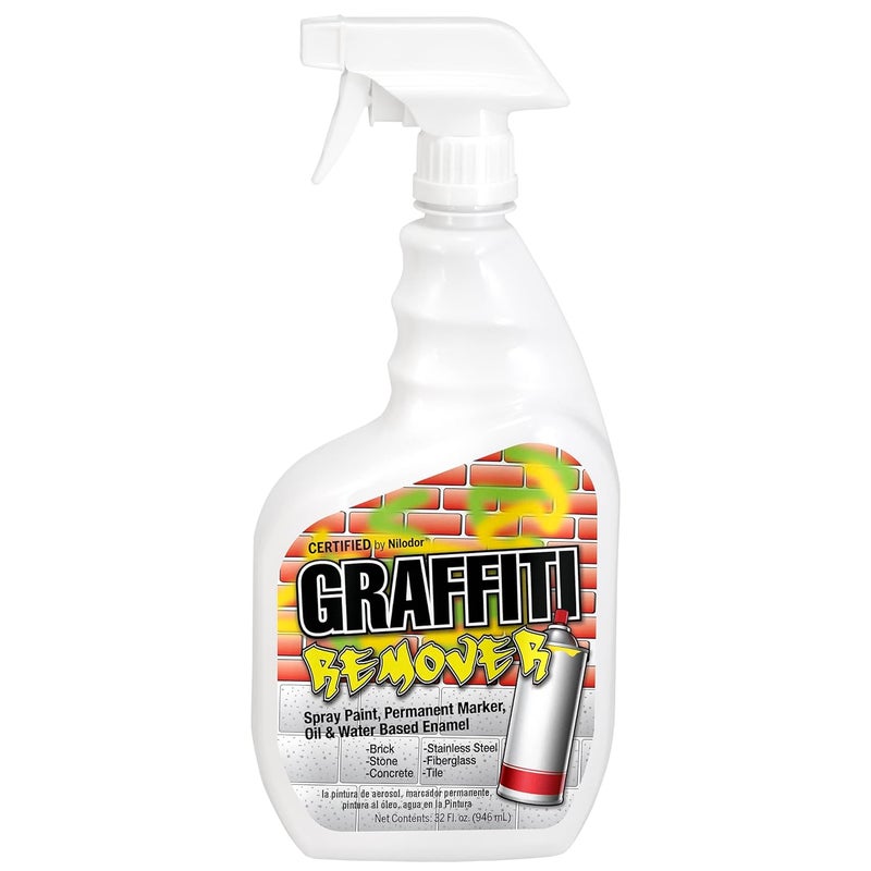 TaskBrand Nilodor Graffiti Spray Paint/Oil/Water Based Enamel Remover, 1 quart (C517-009), 6 Fl Oz (Pack of 1), clear - Image 2
