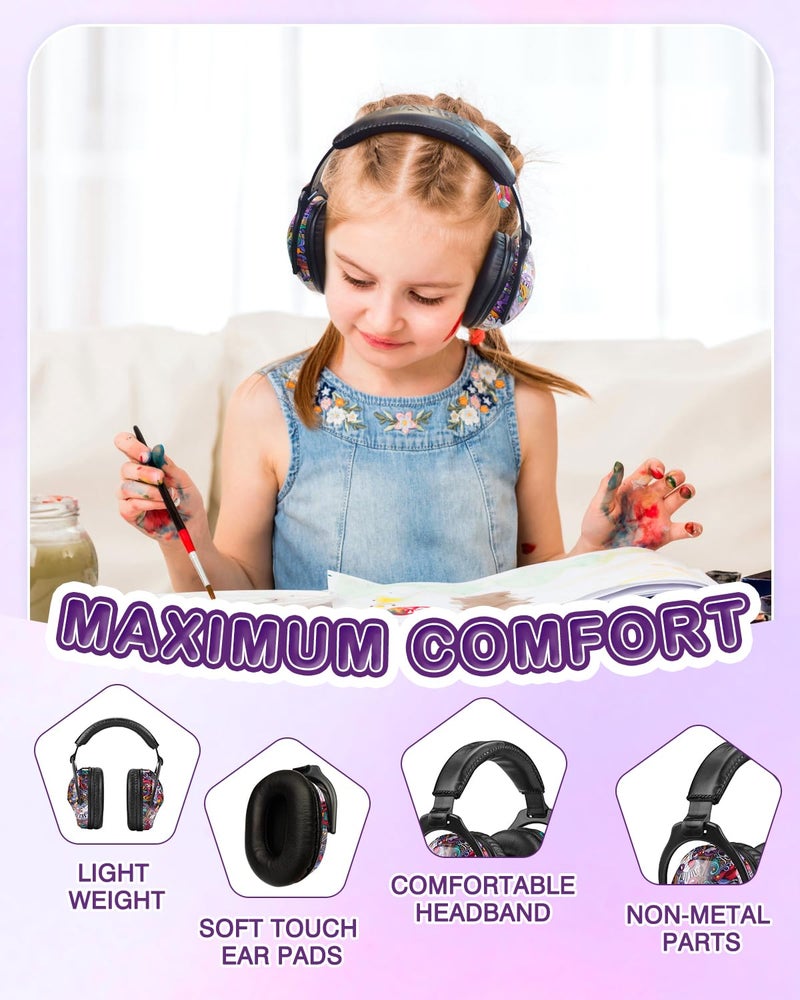 ZOHAN EM030 Kids Ear Protection, Noise Cancelling Headphones Ear Muffs for Autism Sensory, Safety Noise Reduction Hearing Protection for Monster Truck/Concerts/Fireworks/Air Shows - Image 5