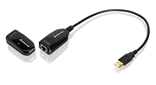 IOGEAR USB 2.0 Extender Over Cat5 5E 6 Adapter - Connection Up To 164Ft - USB Type A (M) to A (F) - Plug n Play - Hard Drives - Printers - Scanners - Smart Boards - GUCE62 - Image 2
