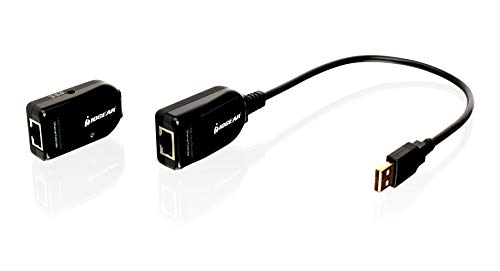 IOGEAR USB 2.0 Extender Over Cat5 5E 6 Adapter - Connection Up To 164Ft - USB Type A (M) to A (F) - Plug n Play - Hard Drives - Printers - Scanners - Smart Boards - GUCE62 - Image 3