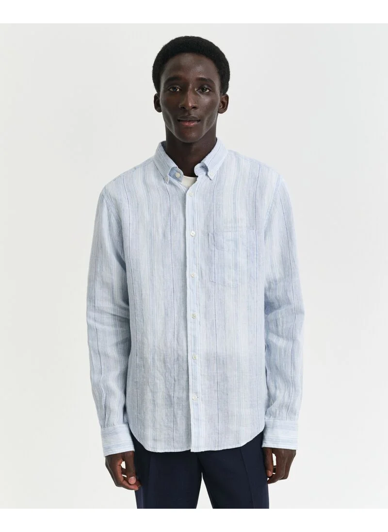 GANT Gant Regular Linen Stripe Shirt