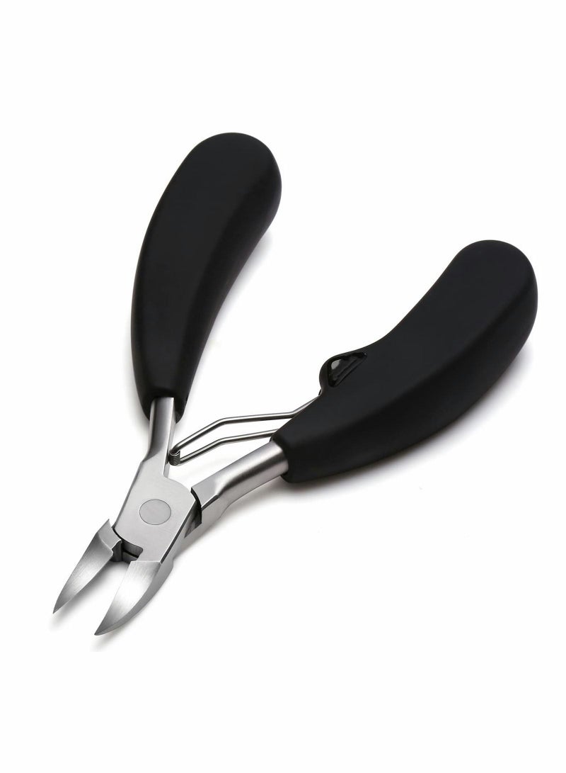 SYOSI Toenail Clippers, Nail Clippers Trimmer for Thick or Ingrown Toenails, Fingernail Clipper Stainless Steel Clippers Scissors - Image 1