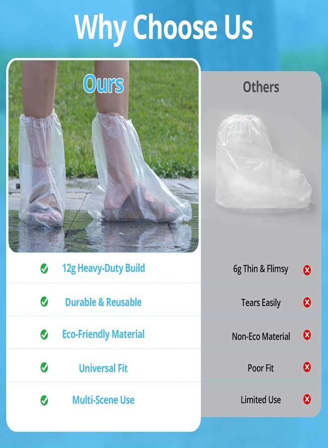 May Eileen Disposable Shoe Covers Waterproof (Adult Short Shoe Covers) - Image 5