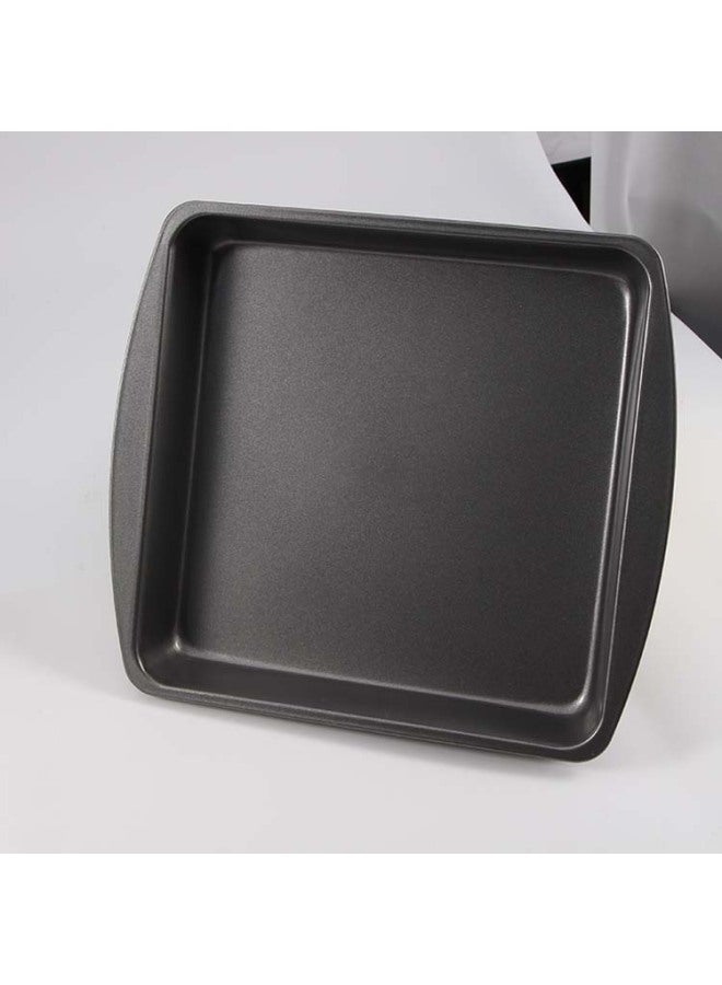 Double-Ear Deepened Square Non-Stick Baking Tray Baking Fish Pizza Dry Oven Baking Household Baking Mold-Specifications:Binaural Square Disc - Image 4
