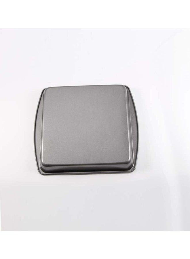 Double-Ear Deepened Square Non-Stick Baking Tray Baking Fish Pizza Dry Oven Baking Household Baking Mold-Specifications:Binaural Square Disc - Image 3