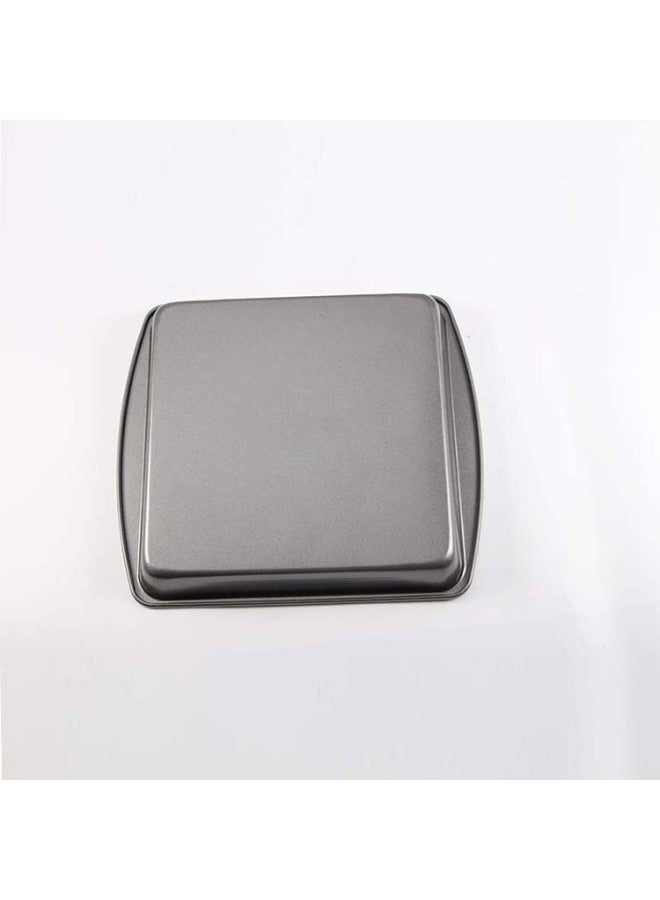 Double-Ear Deepened Square Non-Stick Baking Tray Baking Fish Pizza Dry Oven Baking Household Baking Mold-Specifications:Binaural Square Disc - Image 2