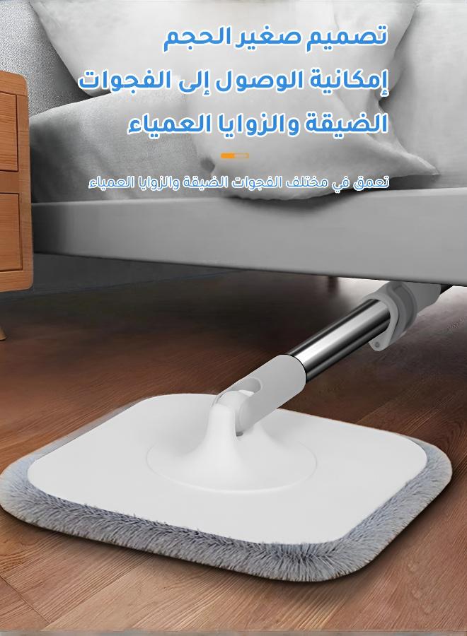 نظام مسح دوار بدون استخدام اليدين مع دلو | تفريغ تلقائي، تنظيف جاف/رطب وفصل الماء النظيف/المتسخ - Image 4