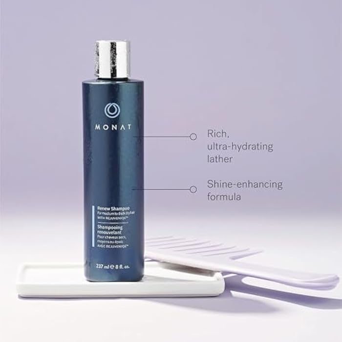 monat Renew™ Hydrating Hair Care System - Shampoo, Conditioner, and Masque System for Dry, Brittle Hair (8 oz/6 oz/5 oz) - Image 5