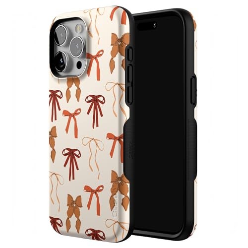 Casely iPhone 15 Pro Max Case | Fall Girlie | Pumpkin Spice Bows | Bold Protective Design | MagSafe Compatible Design - Image 2