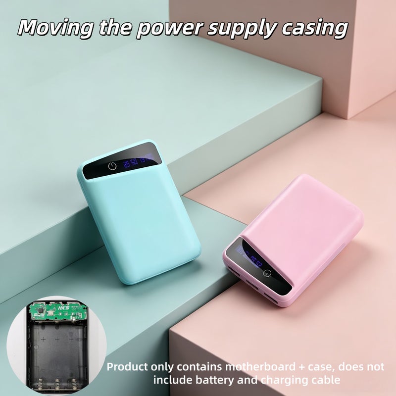 DIY Portable Power Supply Kit White 3 Section 18650 Self Assembled Bank - Image 4